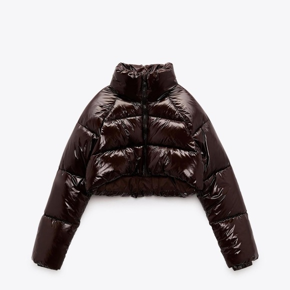 COPY - Zara cropped puffer. - Picture 1 of 5